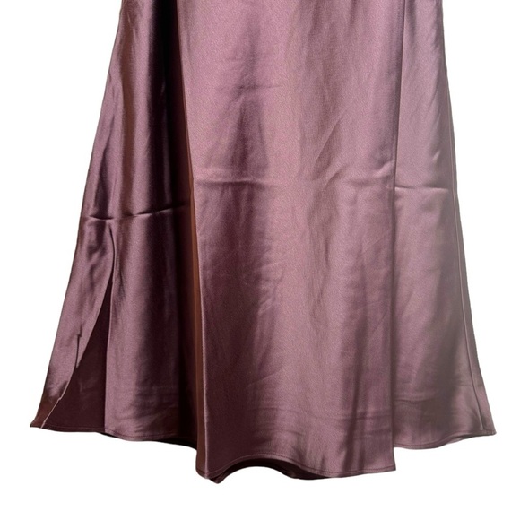 Show Me Your Mumu Verona Cowl Neck Slip Dress Dusty Plum Luxe Satin Small - Picture 7 of 14